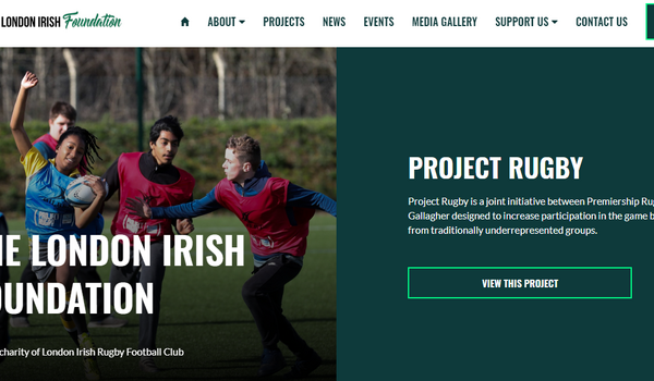 London Irish Foundation launches new website